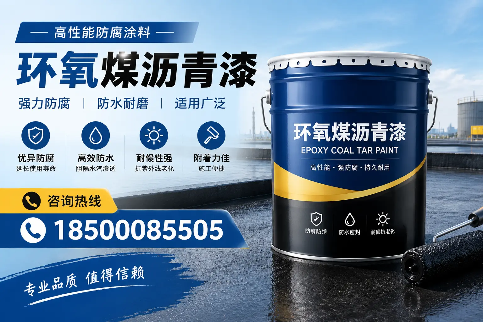 环氧煤沥青漆的主要成分与功能,芜湖用户深度了解