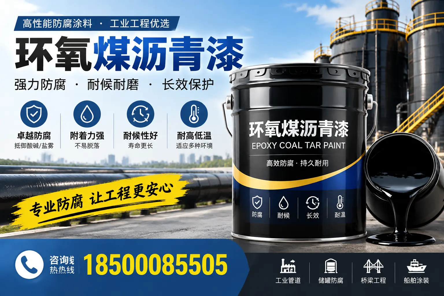 环氧煤沥青漆的施工方法与注意事项，确保在芜湖顺利完成