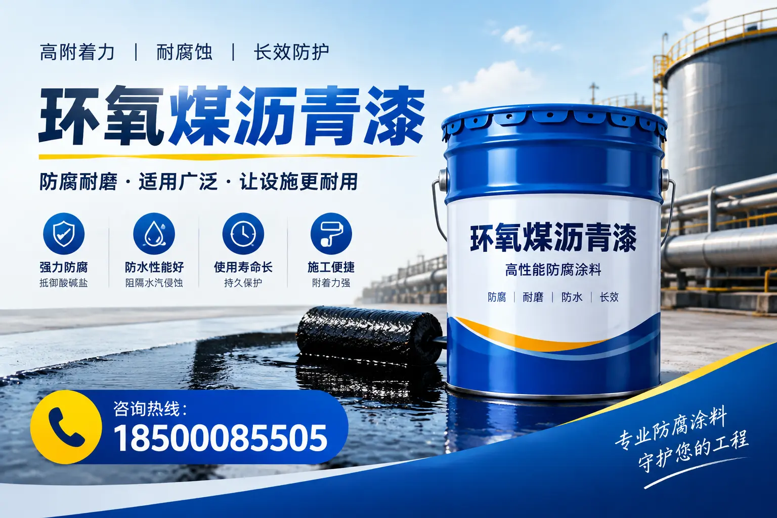 环氧煤沥青漆与其他涂料的对比分析,助力芜湖企业决策
